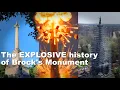 What happened to the first Brock s Monument