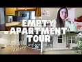 EMPTY APARTMENT TOUR indiana university bloomington grad student living