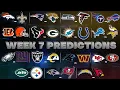 NFL Week 7 Predictions