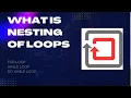 Nested loop Nested for loop Double loop what is nested loop