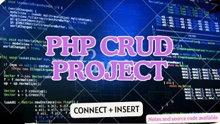 PHP CRUD Tutorial Day 33 Database Connection Insert Data Display Records PHP MySQL CRUD Proje