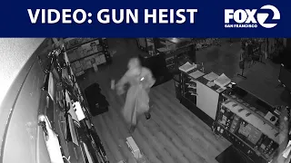 Thieves ram stolen red car into Livermore gun store to steal dozens of weapons KTVU