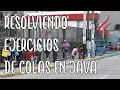 Resolviendo ejercicios de colas con Java Netbeans