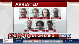 Mobile Police conducts prostitution sting netting 14 arrests