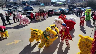 20260222 Pho Hien Lions at China Town Asian Market in Kansas City Missouri