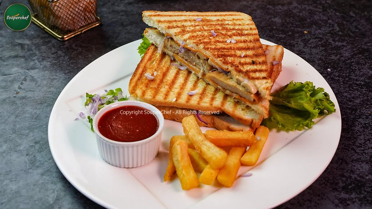 Grilled Cheese Patty Melts Recipe by SooperChef