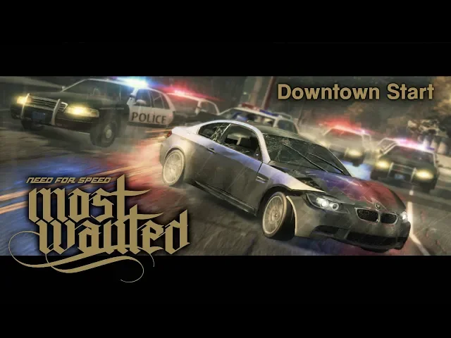 Need for Speed Most Wanted 2: Downtown Start Full Playthrough