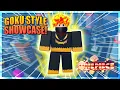 Goku Support Style Full Showcase and How To Get It in A One Piece Game
