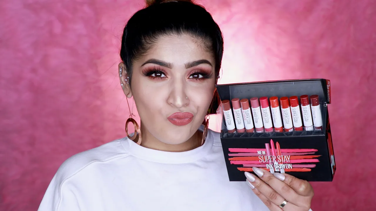 MAYBELLINE POWDER MATTES SWATCHES & REVIEW + 50 LAYERS OF LIPSTICK CHALLENGE Hi guys, this is the fu. 