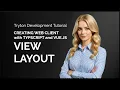 Web Client w Typescript and Vue View Layout - Tryton Development Tutorial