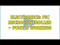 Electronics PIC microcontroller - port b working 2 Solutions