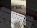 Business card printing and lamination