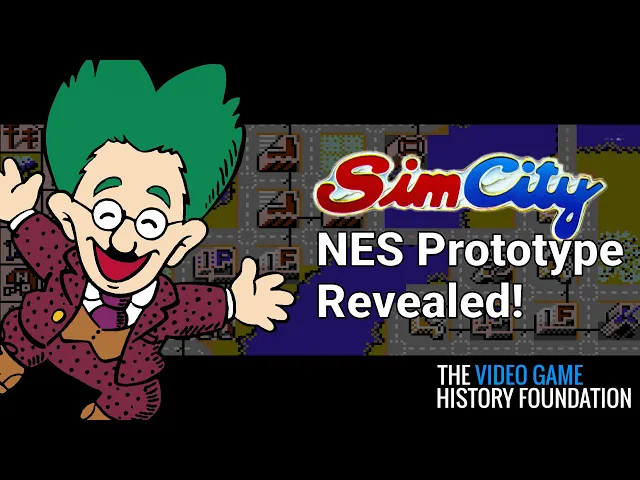 SimCity NES Unreleased Prototype Gameplay