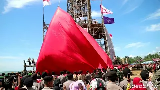 Download REKOR DUNIA!!! Pengibaran Bendera Merah Putih ukuran 1000m2 MP3