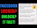 How to Unlock Facebook Account Locked to Protect You Step-by-Step Fix