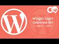 WordPress - Widget Logic