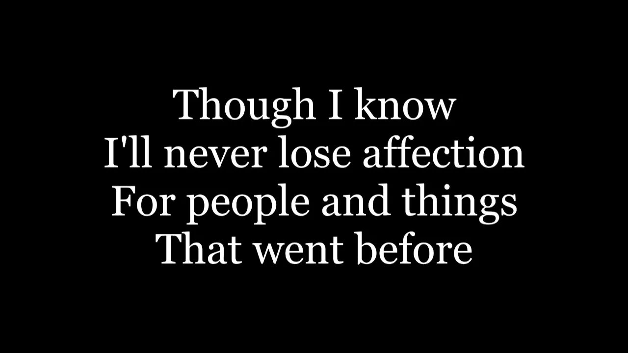 The Beatles - In My Life ( lyrics )