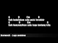 Lagu HarmoniA - Lagu untukmu Chord gitar dan lirik