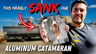 The Day We Nearly SANK our ALUMINUM CATAMARAN
