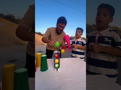 رتب الكرات في الطريقة الصحيحة🤯⁉️ #funny #comedy #challenge #shorts #اكسبلور