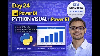 Day 24 Python Visual in Power BI Complete 30 days Data Analytics Course Analytics Academy