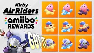 Kirby Air Riders - ALL Exclusive amiibo Unlocks