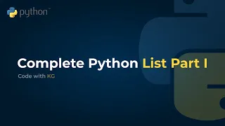 Python Lists 15 operations in one Basic Python