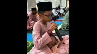 Suara merdu kanak-kanak alun takbir raya