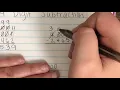 How to Subtract 4 Digits Across Zeros