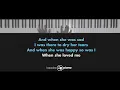 When She Loved Me (OST Toy Story 2) - Sarah Mclahen (KARAOKE PIANO - FEMALE KEY)