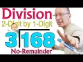 Division of numbers Dividing 2-Digit Numbers by 1-Digit Number - No Remainder Maths Class