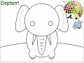 Elephant Coloring Pages For Kids - Elephant Coloring Pages