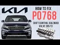 Test Fix P0768 Shift Control Solenoid Valve KIA Carnival YP 2015-20 3 3 MPI Engine