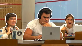🔊VIENDO TUTORIALES INCÓMODOS EN LA BIBLIOTECA! 📚 4