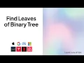 Find Leaves of Binary Tree Top Google Coding Interview Question