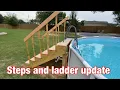 Intex Above Ground Pool Custom Steps