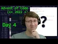 Advent of Code 2022 Day 4 Solve