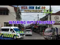 Op straat in Hua Hin, Thailand, raakt u in de problemen.