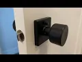 Sure Loc Hardware BG102 SQ FBL Bergen Square Privacy Knobset Review