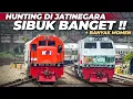 Lagu RAMAINYA KERETA API DI STASIUN JAKARTA ‼️ Ada Lokomotif Merah, Lokomotif Stiker, dan KLB Rombongan