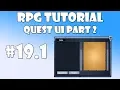 1 Unity RPG Tutorial - Quest UI Part 2