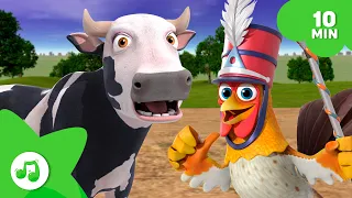Vamos Aprender os Sons dos Animais! 🐮 A FAZENDA DO ZENON | Português do BRASIL