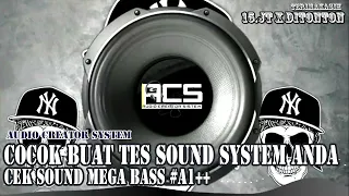 cocok buat tes sound system anda cek sound mega bass a1 