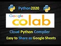 How to Install Colab for Python Programming How to Write Python Code in Google Colab