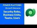 Power Platform Security Roles - MS Dataverse