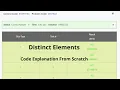 Distinct Elements - CodeChef Starters 19 Division 3 Rated