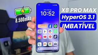 ATUALIZOU! POCO X8 PRO MAX ESTÁ INCRÍVEL NA HYPEROS 3.1 