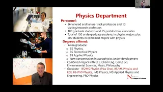 Meet the Department Physics