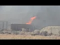 Brush Fire and Structure Fire Holiday Incident Rosamond Ca