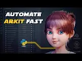 Automate 52 ARKit Shapekeys in Blender Free Python Script